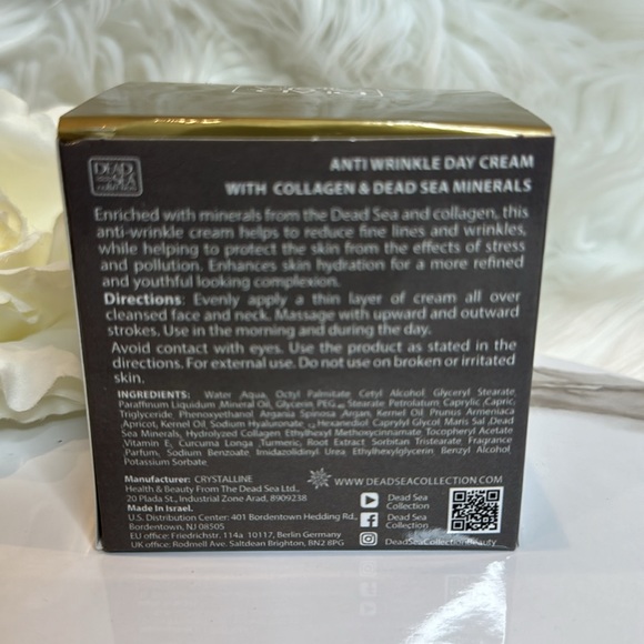 🆕 Dead Sea Collagen Anti Wrinkle Day Cream with Dead Sea minerals 1.69 fl.oz - Picture 8 of 8